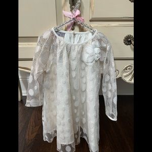 ✨Pippa & Julie✨ Little girl Lace overlay gold dress